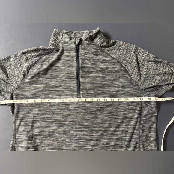 All in Motion Blue Men's L Pullover Quarter Zip Athletic Workout Top Shirt - Picture 5 of 7